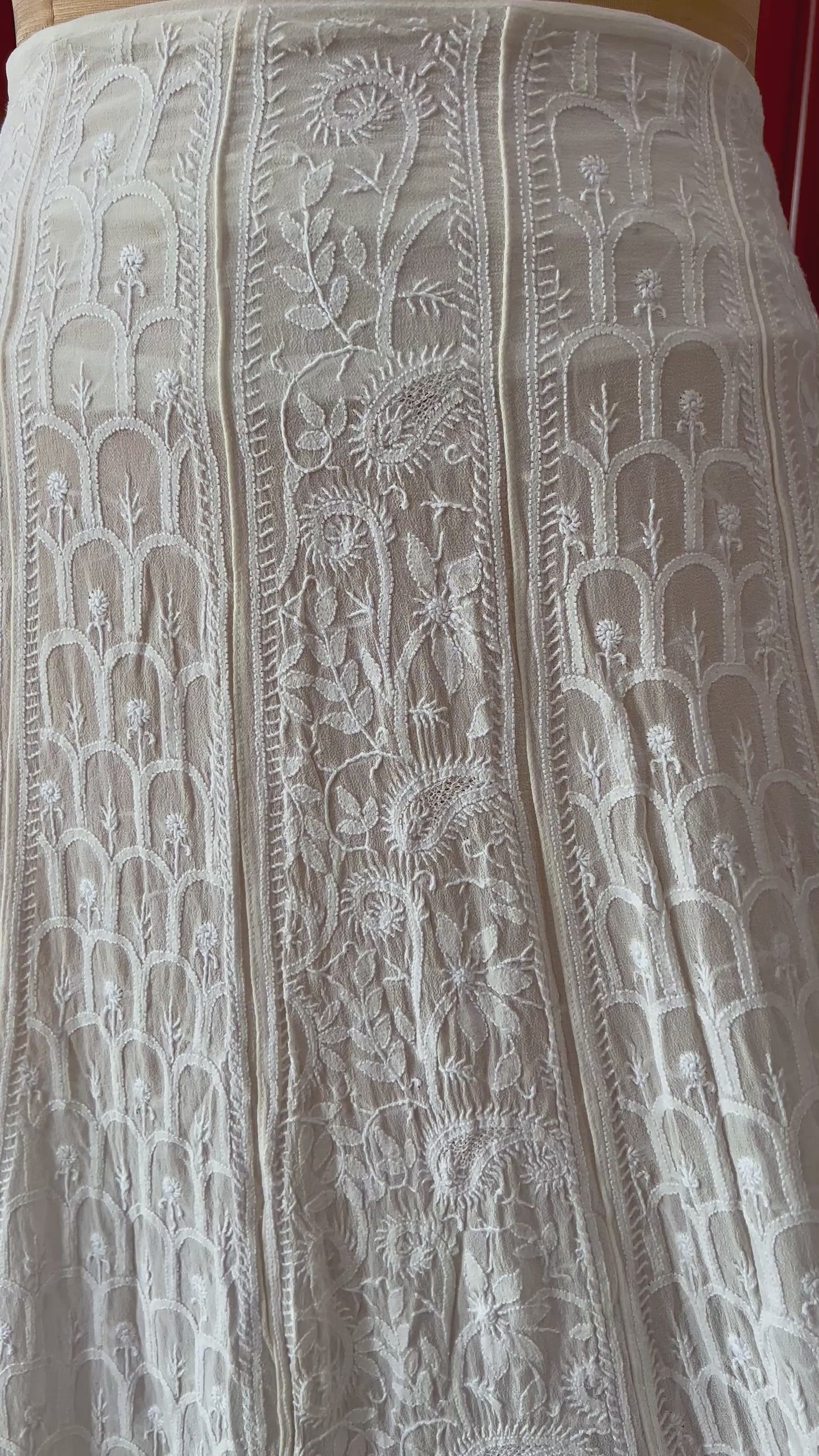 Suhaan 3 Taar fine Chikankari Lehenga